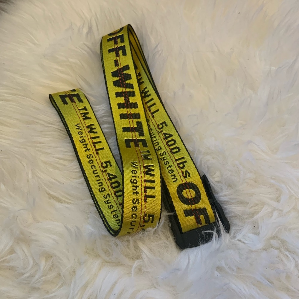 OFF-WHITE Industrial Logo Belt